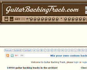 Behalf cuisine Childish List Of Websites For Free Guitar Backing Tracks - Constantine Guitars